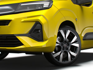 Opel Combo Van SWB 2024 3D Model
