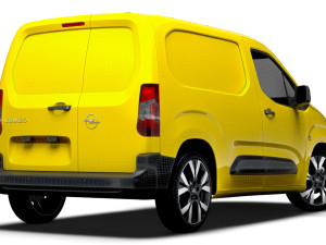 Opel Combo Van SWB 2024 3D Model