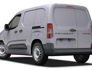 Peugeot Partner SWB 2024 3D Model