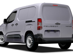 Peugeot Partner SWB 2024 3D Model
