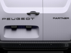 Peugeot Partner SWB 2024 3D Model
