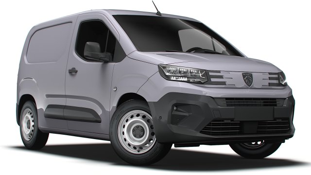 Peugeot Partner SWB 2024 3D Model .c4d .max .obj .3ds .fbx .stl .blend 