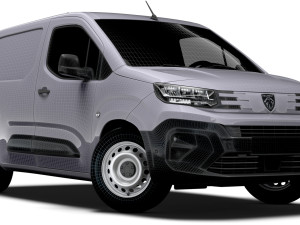Peugeot Partner SWB 2024 3D Model