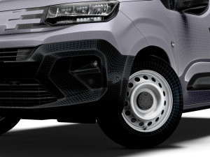 Peugeot Partner SWB 2024 3D Model