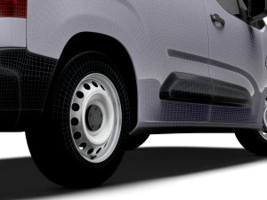 Peugeot Partner SWB 2024 3D Model