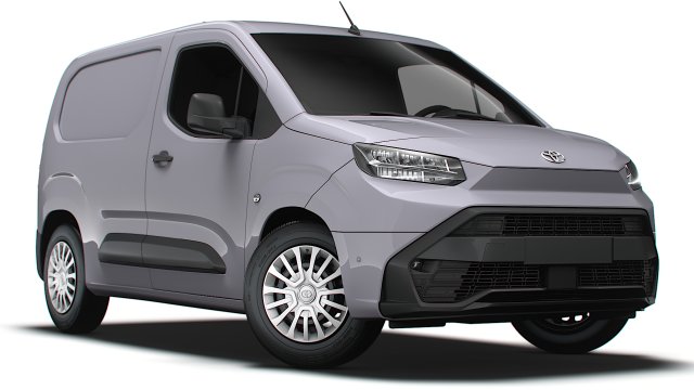 Toyota ProAce City Van SWB 2024 Modelo 3D .c4d .max .obj .3ds .fbx .stl .blend 