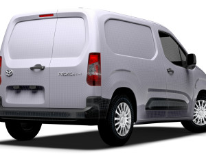 Toyota ProAce City Van SWB 2024 Modelo 3D