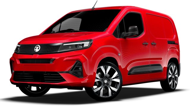 Vauxhall Combo Van SWB 2024 3D-Modell .c4d .max .obj .3ds .fbx .stl .blend 