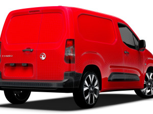 Vauxhall Combo Van SWB 2024 3D-Modell