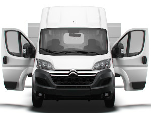 Citroen Jumper Van L3H3 HQ Interior 2023 3D Model