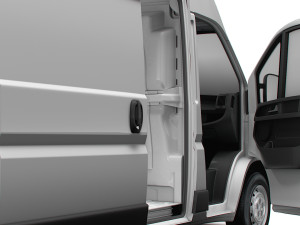 Citroen Jumper Van L3H3 HQ Interior 2023 3D Model