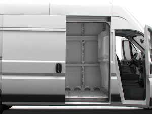 Fiat Ducato Van L3H3 HQ Interior 2023 3D Model
