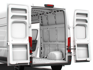 Fiat Ducato Van L3H3 HQ Interior 2023 Model 3D