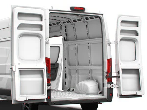 Fiat Ducato Van L3H3 HQ Interior 2023 3D Model