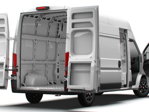 Fiat Ducato Van L3H3 HQ Interior 2023 Model 3D