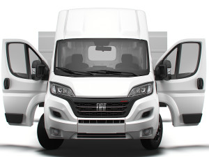 Fiat Ducato Van L3H3 HQ Interior 2023 Model 3D