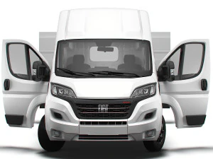 Fiat Ducato Van L3H3 HQ Interior 2023 3D Model