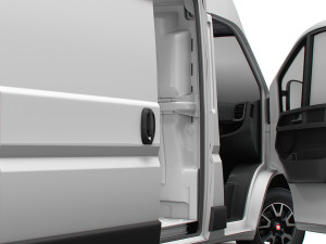 Fiat Ducato Van L3H3 HQ Interior 2023 Model 3D