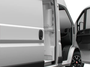 Fiat Ducato Van L3H3 HQ Interior 2023 3D Model