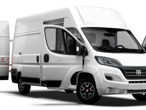 Fiat Ducato Van L3H3 HQ Interior 2023 Model 3D
