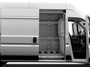 Fiat Ducato Van L3H3 HQ Interior 2023 Model 3D