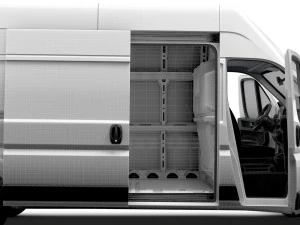 Fiat Ducato Van L3H3 HQ Interior 2023 3D Model