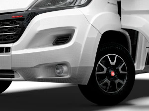 Fiat Ducato Van L3H3 HQ Interior 2023 3D Model