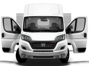 Fiat Ducato Van L3H3 HQ Interior 2023 3D Model
