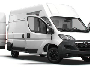 Opel Movano Van L3H3 HQ Interior 2023 Modelo 3D