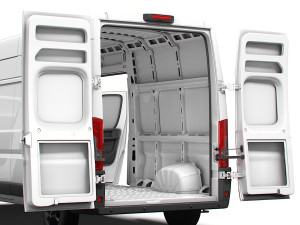 Opel Movano Van L3H3 HQ Interior 2023 3D Model