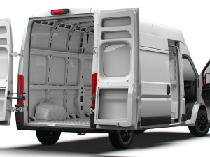 Opel Movano Van L3H3 HQ Interior 2023 3D Model