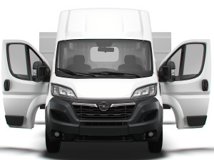Opel Movano Van L3H3 HQ Interior 2023 3D Model