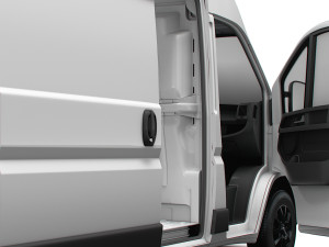 Opel Movano Van L3H3 HQ Interior 2023 3D Model