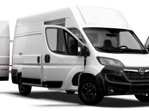 Opel Movano Van L3H3 HQ Interior 2023 3D Model