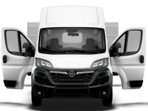 Opel Movano Van L3H3 HQ Interior 2023 3D Model