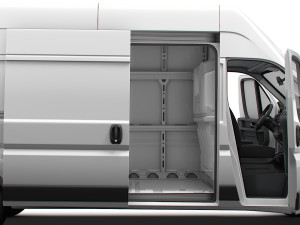 Peugeot Boxer Van L3H3 HQ Interior 2023 3D Модель