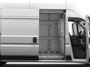 푸조 복서 밴 L3H3 HQ 인테리어 2023 3D 모델