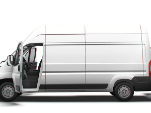 Peugeot Boxer Van L3H3 HQ Interior 2023 3D Модель