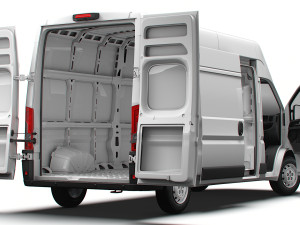Peugeot Boxer Van L3H3 HQ Interior 2023 3D Модель