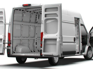 푸조 복서 밴 L3H3 HQ 인테리어 2023 3D 모델