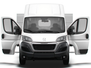 Peugeot Boxer Van L3H3 HQ Interior 2023 3D Модель
