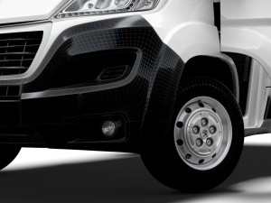 Peugeot Boxer Van L3H3 HQ Interior 2023 3D Модель