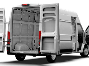 푸조 복서 밴 L3H3 HQ 인테리어 2023 3D 모델