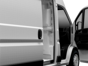 Peugeot Boxer Van L3H3 HQ Interior 2023 3D Модель