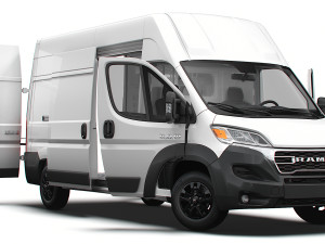 RAM Promaster Van L3H3 HQ Interior 2023 3D Model