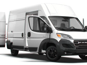 RAM Promaster Van L3H3 HQ Interior 2023 Modelo 3D
