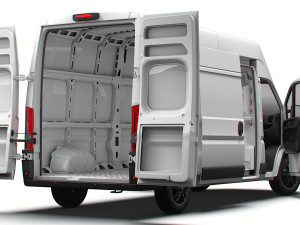 RAM Promaster Van L3H3 HQ Interior 2023 3Dモデル