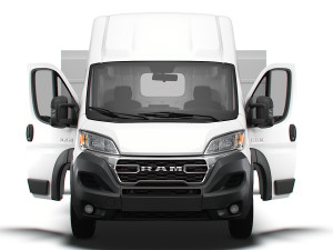 RAM Promaster Van L3H3 HQ Interior 2023 3Dモデル