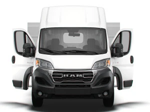 RAM Promaster Van L3H3 HQ Interior 2023 3D Model