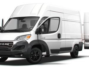 RAM Promaster Van L3H3 HQ Interior 2023 3Dモデル